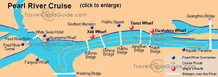 Pearl River Cruise Map
